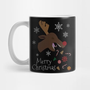 Sick Santa Reindeer Mug